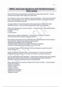 AWAC Test Exam Questions with Verified Answers-2025 Update&period;