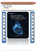 Complete Test Bank Anatomy and Physiology 1st Edition &lpar;Elizabeth Mack Co&rpar; All chapters complete A&plus; graded