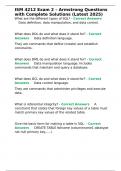 ISM 4212 Exam 2 &ndash; Armstrong Questions with Complete Solutions &lpar;Latest 2025&rpar;&period;