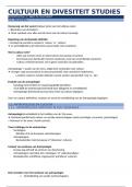 Samenvatting -  Cultuur en diversiteitsstudies 