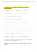 MPOETC ACT 120 Certification exam&vert;questions With Correct Answers&vert;Verified
