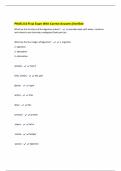 PHAR 210 Final Exam With Correct Answers&vert;Verified