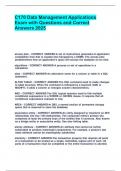 C170 Data Management Applications Exam with Questions and Correct Answers 2025&period;