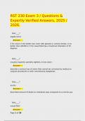 RST 230 Exam 3 &sol; Questions & Expertly Verified Answers&comma; 2025 &sol; 2026&period;