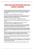 EDFR 6300 EXAM QUESTIONS AND 100&percnt; CORRECT ANSWERS 