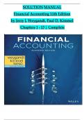 Solution Manual For Construction Accounting and Financial Management&comma; 4th Edition by Steven J&period; Peterson&comma; Complete Chapters 1 - 18&comma; Verified 2024 Latest Version