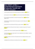 More NICET LEVEL 1 Comprehensive Questions &lpar;Frequently Tested&rpar; with Verified Answers