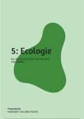 Samenvatting Biologie MAX 4 vwo&colon; H5 Ecologie 5&period;1 - 5&period;3