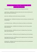 C268 Spreadsheets TEST QUESTIONS WITH VERIFIED ANSWERS