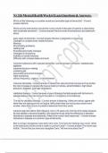 Nr 326 Mental Health Week 6 Exam Questions & Answers&period;