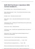 Nur 253 Mental health Exam 3 Questions And All Correct Answers&period;