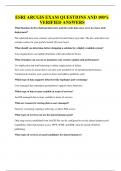 ESRI ARCGIS EXAM QUESTIONS AND 100&percnt; VERIFIED ANSWERS