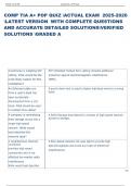 Exam &lpar;elaborations&rpar; COMP TIA  
