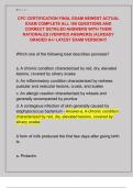CPC CERTIFICATION FINAL EXAM NEWEST ACTUAL  EXAM COMPLETE ALL 160 QUESTIONS AND  CORRECT DETAILED ANSWERS WITH THEIR  RATIONALES &lpar;VERIFIED ANSWERS&rpar; &vert;ALREADY  GRADED A&plus;&sol; LATEST EXAM VERSION&excl;&excl;&excl; 