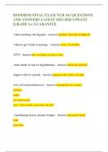 HONDROS FINAL EXAM NUR 163 QUESTIONS AND ANSWERS LATEST 2025-2026 UPDATE &vert;GRADE A&plus; GUARANTEE