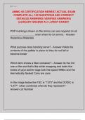 AMMO 45 CERTIFICATION NEWEST ACTUAL EXAM  COMPLETE ALL 100 QUESTIONS AND CORRECT  DETAILED ANSWERS &lpar;VERIFIED ANSWERS&rpar;  &vert;ALREADY GRADED A&plus;&sol; LATEST EXAM&excl;&excl;&excl;