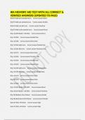 IRA MEMORY AID TEST WITH ALL CORRECT & VERIFIED ANSWERS &lpar;UPDATED TO PASS&rpar;