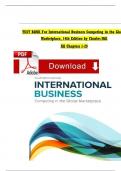 TEST BANK For International Business Competing in the Global Marketplace&comma; 14th Edition By Charles Hill&period;