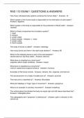 RAD 112 EXAM 1 QUESTIONS & ANSWERS