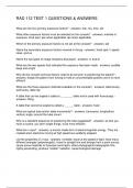 RAD 112 TEST 1 QUESTIONS & ANSWERS