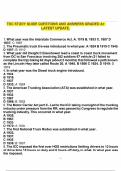 TDC STUDY GUIDE QUESTIONS AND ANSWERS GRADED A&plus; LATEST UPDATE&period;