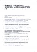HONDROS NUR 163 FINAL QUESTIONS & ANSWERS &lpar;GRADED A&plus;&rpar;