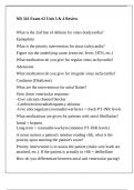 NR 341 Exam &num;2 Unit 3 & 4 Review