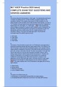 MLT ASCP COMPLETE EXAM&colon; 2025&sol;2026 Solutions Rated A&plus;&period;