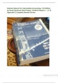 Solution Manual For Intermediate Accounting&comma; 11th Edition by David Spiceland&comma; Mark Nelson&vert;&vert; ISBN&colon; NO 9781264134526&vert;&vert;Verified All Chapters &lpar;1 - 21 &rpar;& Appendix A&comma; Complete Newest Version Already Graded A&plus;Solution Manual For Intermediate Accounting&comma; 11th Edi