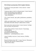 NR 341 final exam Questions With Complete Solutions