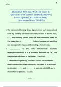 HONDROS NUR 166&sol; NUR166 Exam 2 &vert; Questions with Correct Verified Answers &vert; Latest Update&vert;&lpar;2025&sol;2026 NEW&rpar; &vert;Guaranteed Pass&vert; GRADE A