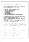 NR 341 final Questions With Complete Solutions