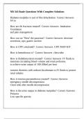 NR 341 finale Questions With Complete Solutions