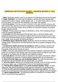 BARBICIDE CERTIFICATION COURSE &ndash; ANSWERS GRADED A&plus; 100&percnt; VERIFIED&period;