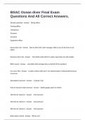 BSAC Ocean diver Final Exam Questions And All Correct Answers&period;