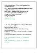NUR514 Test 2 Chapter 7&comma;9&comma;12&comma;13&comma;14 Questions With Complete Solutions