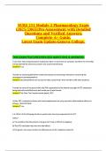 NURS 251 Module 2 Pharmacology Exam &lpar;2025&sol;2065&rpar;&colon;Pre-Assessment with Detailed Questions and Verified Answers&comma; Complete A&plus; Guide&comma; Latest Exam Update-Geneva College&period;