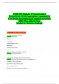 NURS 251 Module 4 Pharmacology Exam&lpar;2024&sol;2025&rpar;&colon;Progressive Assessment with Exam Questions and Verified Answers&comma; 100&percnt; Guaranteed Pass&comma; Graded A&plus;&comma;Geneva College&period;
