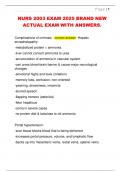 NURS 2003 EXAM 2025 BRAND NEW  ACTUAL EXAM WITH ANSWERS&period; 