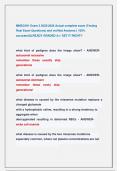 MMSC491 Exam 2 2025&sol;2026 Actual complete exam &lpar;Testing  Real Exam Questions&rpar; and verified Answers &lpar; 100&percnt;  accurate&rpar;ALREADY GRADED A&plus;&sol; GET IT RIGHT&excl;&excl; 