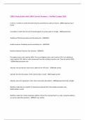 CDEO Study Guide with 100&percnt; Correct Answers &vert; Verified &vert;Latest 2025