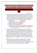 POST TEST ATLS&period; COMPLETE QUESTIONS WITH CORRECT VERIFIED SOLUTIONS &lpar;NEWEST 2025&sol;2026 UPDATE&rpar;&period; GRADED A&plus;