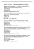 MGMT 105 FINAL EXAM QUESTIONS & ANSWERS