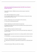 CECE Human Growth and Development Exam with 100&percnt; Correct Answers &vert; Verified &vert;Latest 2025