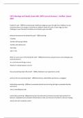 CECE Marriage and Family Exam with 100&percnt; Correct Answers &vert; Verified &vert;Latest 2025