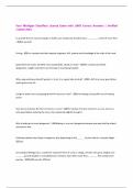Your Michigan Chauffeur License Exam with 100&percnt; Correct Answers &vert; Verified &vert;Latest 2025