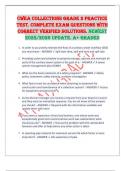 CWEA CSM GRADE 2 - PRACTICE TEST &vert; ACTUAL EXAM QUESTIONS WITH COMPLETE SOLUTIONS&excl;&excl;&sol;NEWEST UPDATE