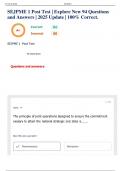 SEJPME 1 Post Test &vert; Explore New 94 Questions and Answers &vert; 2025 Update &vert; 100&percnt; Correct&period;