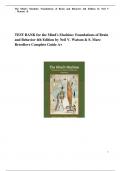 TEST BANK for the Mind's Machine&colon; Foundations of Brain and Behavior 4th Edition by Neil V&period; Watson & S&period; Marc Breedlove Complete Guide A&plus;