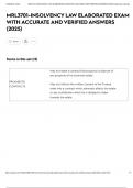 MRL3701-INSOLVENCY LAW EXAM ELABORATED EXAM WITH ACCURATE AND VERIFIED ANSWERS &lpar;2025&rpar;